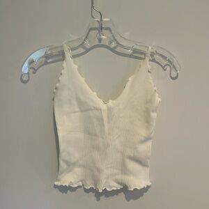 LIKE NEW Free People Scalloped Tank Top